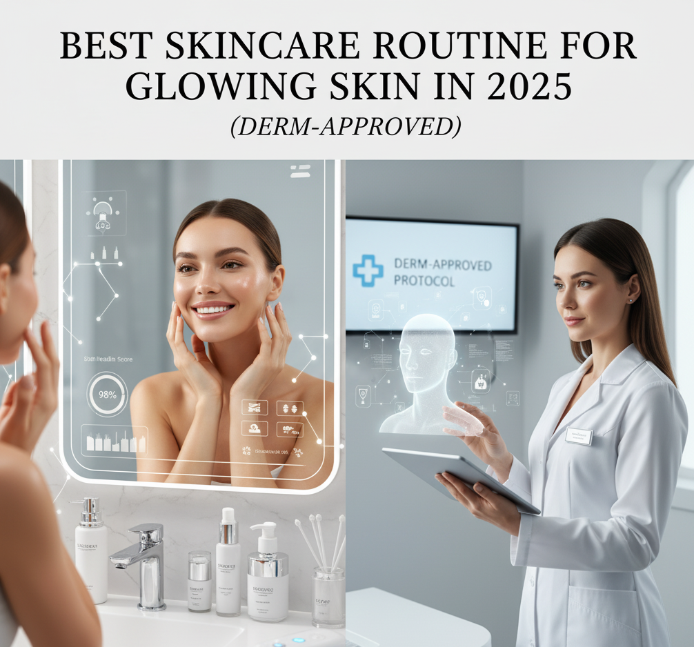 Best Skincare Routine for Glowing Skin in 2025 (Derm-Approved)