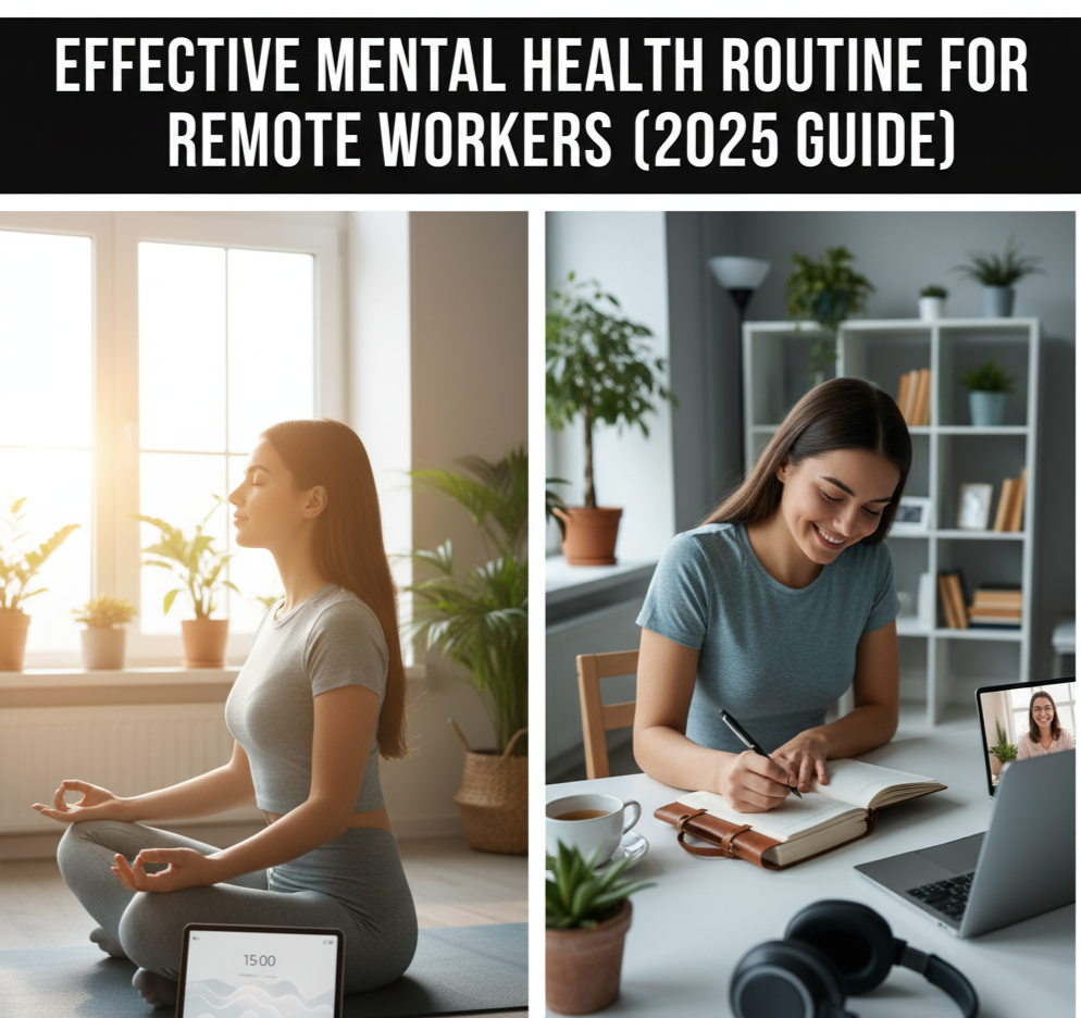 Effective Mental Health Routine for Remote Workers (2025 Guide)