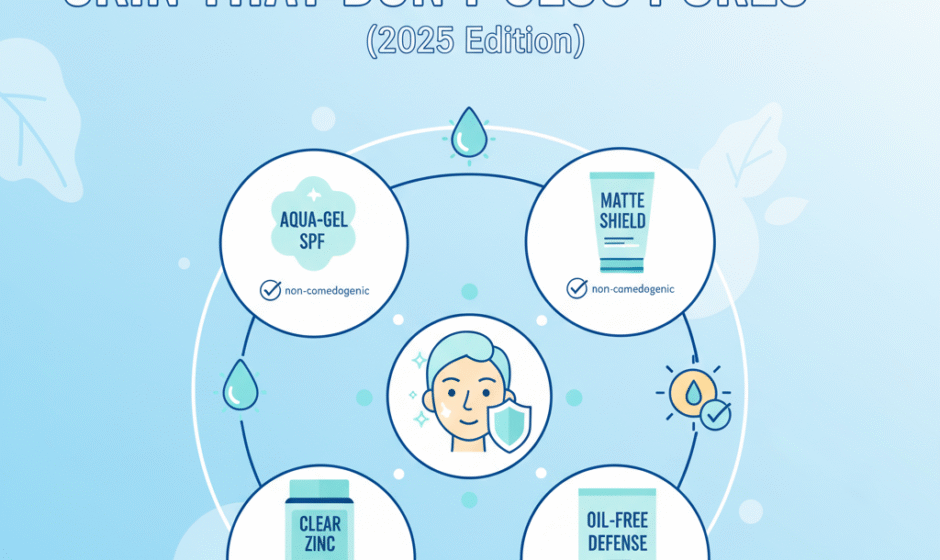 Top Sunscreens for Oily Skin That Don’t Clog Pores (2025 Edition).